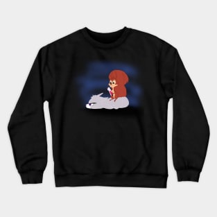 Yzma the cat and Squirrel Crewneck Sweatshirt